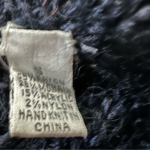 Vintage Ellen Tracy for Linda Allard Mohair Blend Cable Knit Sweater Vest Sz. S - Picture 9 of 12